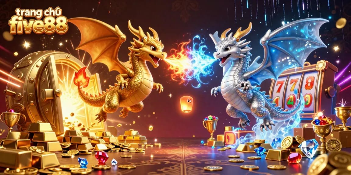 Experience the thrill of trang chủ five88 with animated dragons in a vivid casino world!