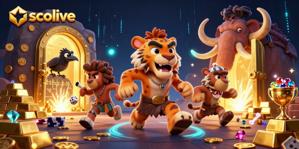 Socolive engages players with interactive features in an exciting prehistoric casino scene.