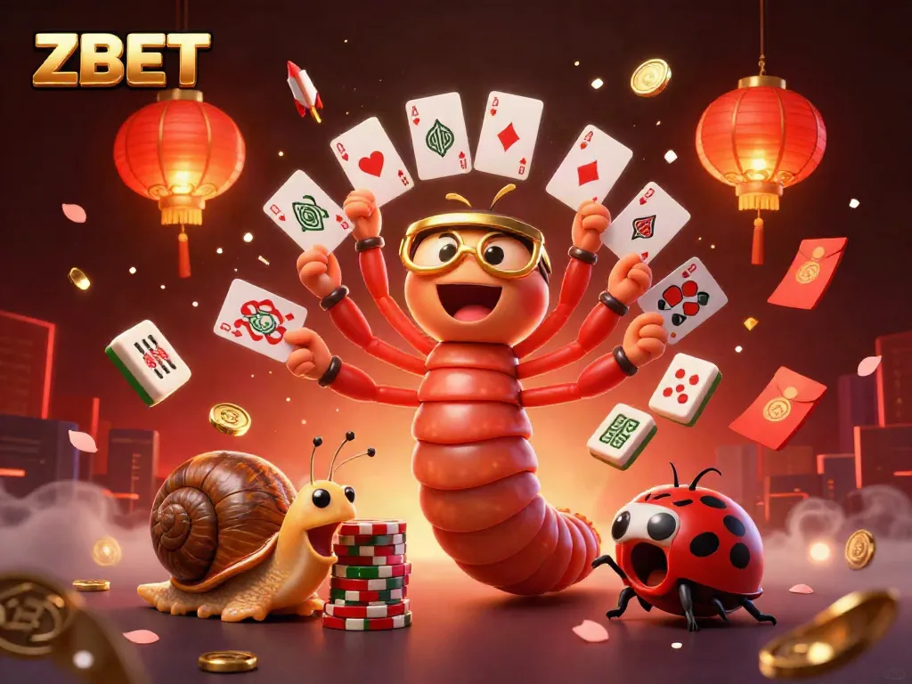 ZBET dealers engaging players with vibrant casino charm in an exciting cartoon setting